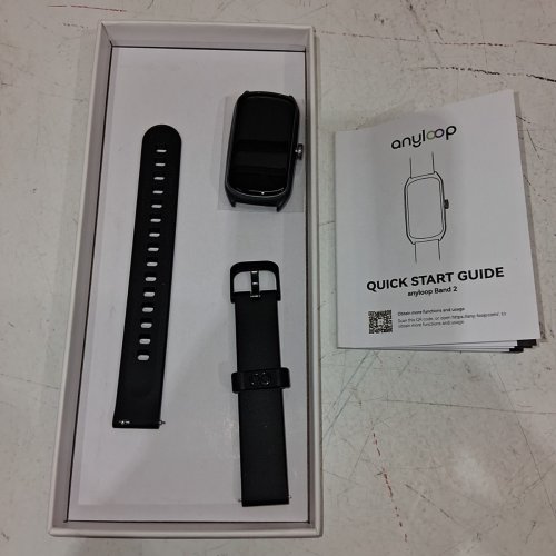 ANYLOOP BAND 2 FITNESS TRACKER WATCH - IP68 WATERPROOF - COMPATIBLE WITH ANDROID - BLACK (MODEL: ALB2) image 2