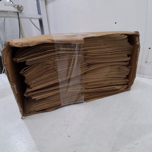 100PK XPCARE LARGE KRAFT SHOPPING PAPER BAGS WITH HANDLES - 16" X 6" X 12" - BROWN image 4