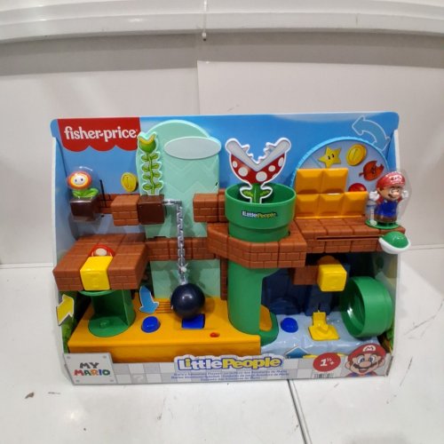 FISHER-PRICE LITTLE PEOPLE MY MARIO ADVENTURE PLAYSET WITH MUSIC SOUNDS & FIGURES (MODEL: JNP-9633) image 2