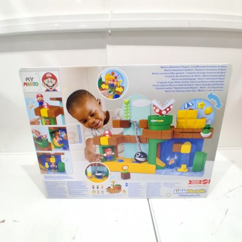 FISHER-PRICE LITTLE PEOPLE MY MARIO ADVENTURE PLAYSET WITH MUSIC SOUNDS & FIGURES (MODEL: JNP-9633) image 3