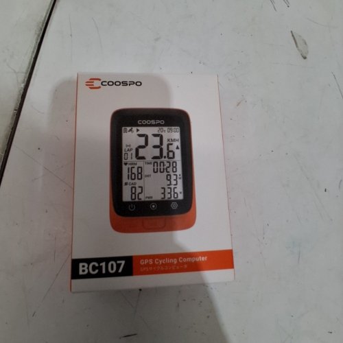 COOSPO GPS BIKE COMPUTER ANT+ CYCLING COMPUTER GPS WITH BLUETOOTH & 2.4" LCD SCREEN - BLACK/ORANGE (MODEL: BC107) image 5