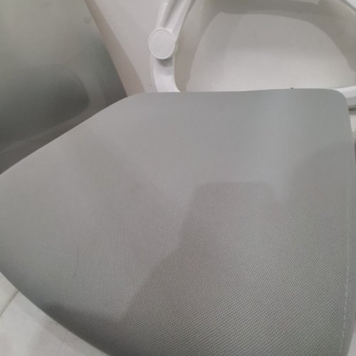 MIMOGLAD ERGONOMIC ADJUSTABLE HIGH BACK MESH OFFICE CHAIR WITH FLIP-UP ARMRESTS - GREY/WHITE (MODEL: OC-5188B) image 4