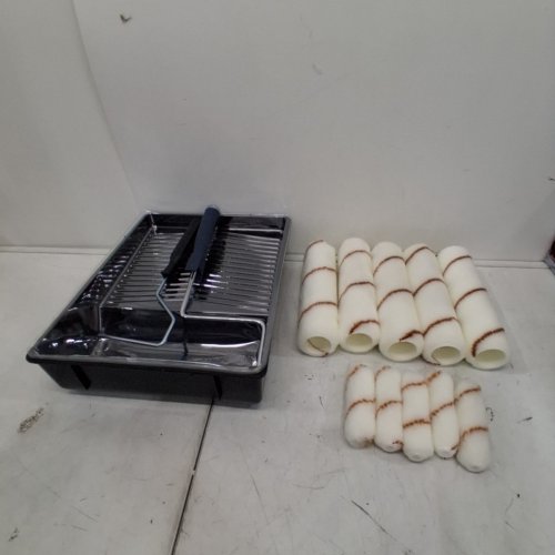 16PC SIMMS PRO SELECT PAINT ROLLER KIT - 9.4" ROLLER / 3.9" MINI ROLLER - (MODEL: 1651939) image 2