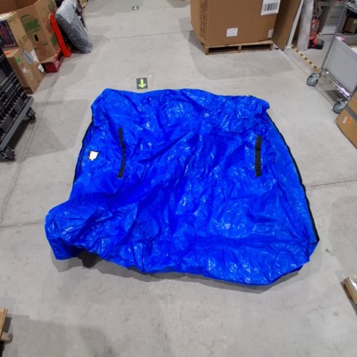 MATTSAFE PROTECTIVE MATTRESS COVER - 78" X 76" X 15" - BLUE image 2