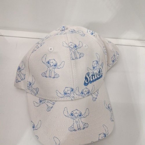GIRL'S DISNEY STITCH BASEBALL CAP HAT - MEDIUM/LARGE - BLUE/WHITE (STYLE: 1992531) image 2