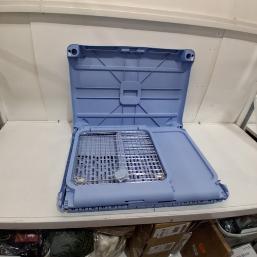 SPORTPET COLLAPSIBLE PET KENNEL - MEDIUM, 30" X 22" X 23" - UP TO 50 LBS - BLUE (MODEL:23-HA047) image 3