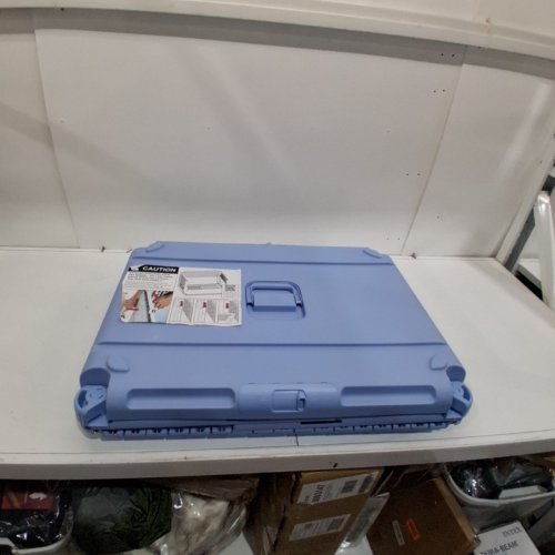 SPORTPET COLLAPSIBLE PET KENNEL - MEDIUM, 30" X 22" X 23" - UP TO 50 LBS - BLUE (MODEL:23-HA047) image 4
