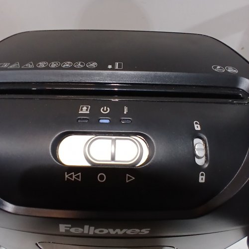 FELLOWES POWERSHRED CROSS CUT SHREDDER - 15 PAGE CAPACITY - 5GAL - BLACK (MODEL:1576000) image 2