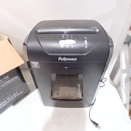 FELLOWES POWERSHRED CROSS CUT SHREDDER - 15 PAGE CAPACITY - 5GAL - BLACK (MODEL:1576000) image 5