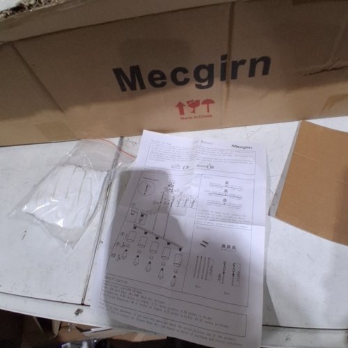 MECGIRN 5-LIGHT LINEAR CHANDELIER PENDANT LIGHTING - BRUSHED GOLD (MODEL: D0017-5-G) image 5