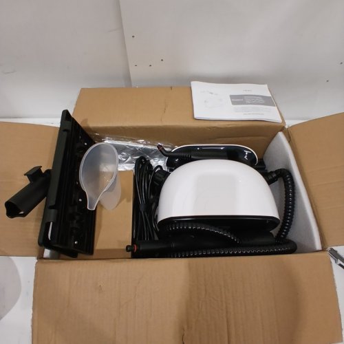 WAITBIRD MULTI-PURPOSE STEAM CLEANER FOR HOME USE - 110-120V - 1500W - 38OZ TANK - BLACK/WHITE (MODEL: CB-03A) image 2