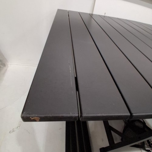 SPORTNEER PORTABLE FOLDING TABLE - 35" X 23" - 70LBS MAX LOAD - BLACK (MODEL: ACT-04) image 5