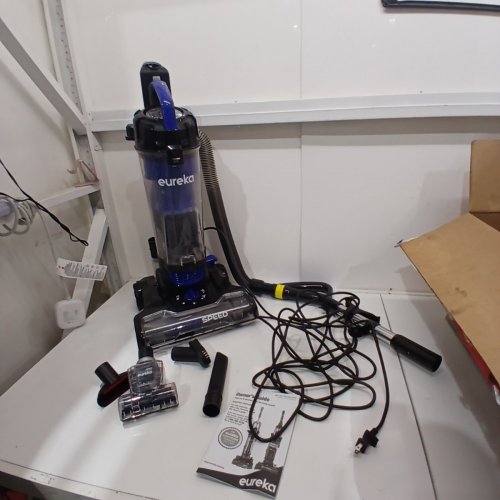 EUREKA POWERSPEED CORDED LIGHTWEIGHT UPRIGHT BAGLESS VACUUM CLEANER WITH ACCESSORIES - DARK BLUE (MODEL: NEU280C) image 3