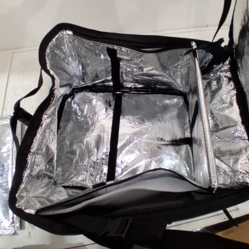INSULATED FOOD DELIVERY BACKPACK/COOLER - BLACK image 4