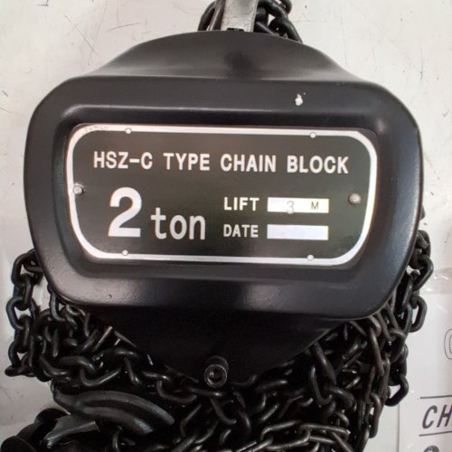 CHAIN BLOCK - 2TON - 3M LIFT - BLACK (MODEL: HSZ-C) image 4