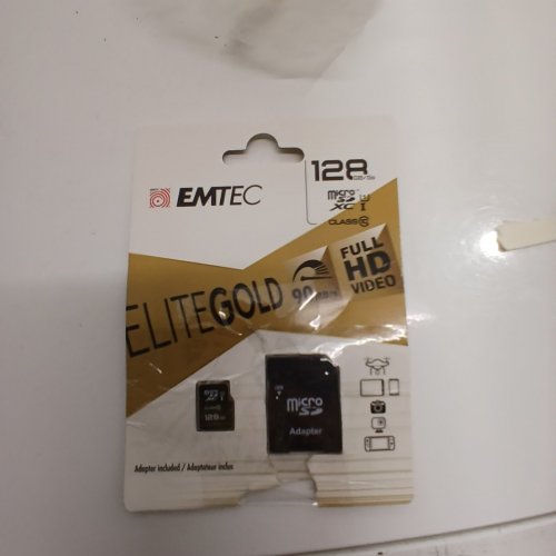 EMTEC ELITE GOLD MICROSD MEMORY CARD WITH ADAPTER - 128GB (MODEL: ECMSDM128GXC10GP) image 3