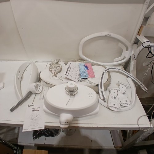 ZOICAY 3-IN-1 BABY SWING WITH MOTION DETECTION AND BLUETOOTH - GREY/WHITE (MODEL: TY666B-6 ) image 3