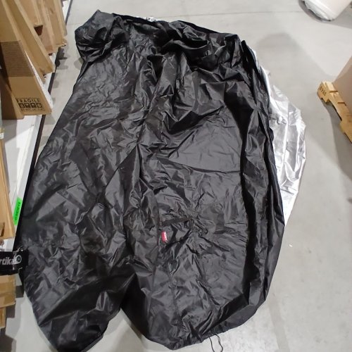 LXKCKJ WATERPROOF OUTDOOR PATIO FURNITURE COVER UV AND DUSTPROOF SOFA COVER WITH 4 VENTS, 4 HANDLES AND 4 BUCKLES- 138" X 103" X 36"- BLACK image 2