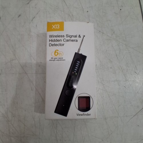 WIRELESS SIGNAL & HIDDEN CAMERA DETECTOR - BLACK (MODEL: X13) image 5