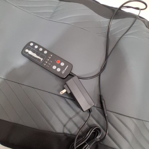 SNAILAX FULL BODY MASSAGE MAT & MOVABLE SHIATSU NECK MASSAGER PILLOW - 70" X 24" - GREY/BLACK (MODEL: SL-336) image 4