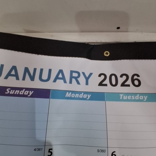DESK PAD CALENDAR 2026-2027 ACADEMIC YEAR FOR 18 MONTHS - 17" X 12" - MULTICOLOR image 3