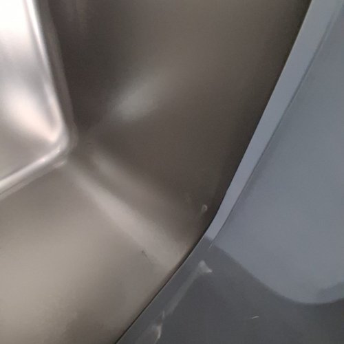 STAINLESS STEEL CAT LITTER BOX WITH LID AND SCOOP - 17" X 13" X 6" - GREY/SILVER (MODEL: PSK202) image 3