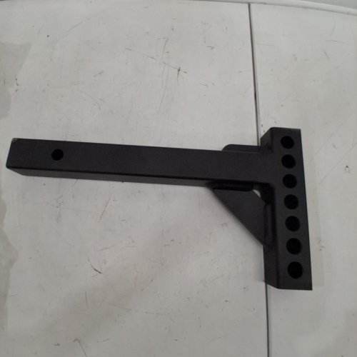 CURT ADJUSTABLE HITCH BAR - 16", MAX 2" DROP, 6" RISE - BLACK image 3