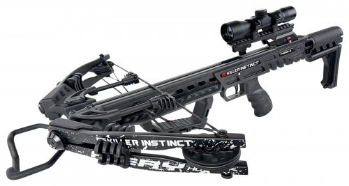 KILLER INSTINCT FIERY 400 HDX CROSSBOW SET PACKAGE - 400 FPS - 200 LBS DRAW WEIGHT - BLACK (MODEL: 400000) image 2