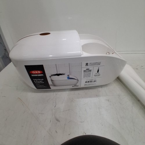 OXO GOOD GRIPS TOILET BRUSH AND PLUNGER HOLDER image 3
