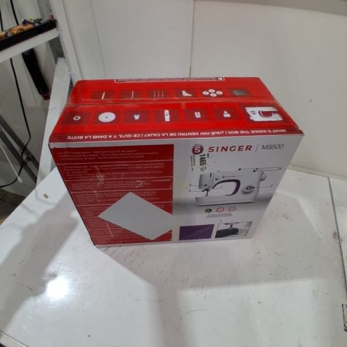 SINGER M3500 32 STITCH SEWING MACHINE - WHITE/PURPLE (MODEL: M3500) image 2