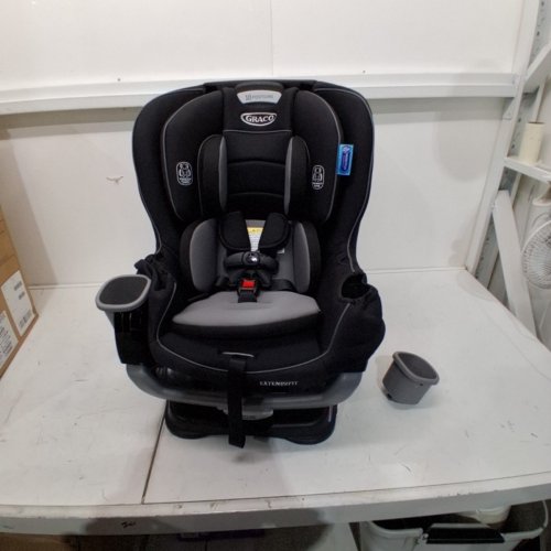 GRACO EXTEND2FIT 2-IN-1 CONVERTIBLE CAR SEAT - TITUS GREY/BLACK (MODEL: 2149057) image 3
