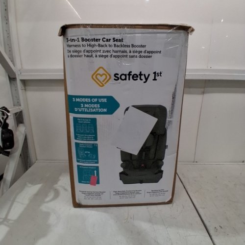 SAFETY 1ST 3-IN-1 HARNESS BOOSTER CAR SEAT - 100LB MAX - MINERAL GREEN - (MODEL: 22276CMIG) image 8