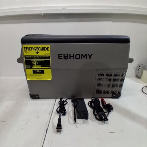 EUHOMY CAR ELECTRIC REFRIGERATOR COOLER WITH APP CONTROL - 32QT - 12V - GREY (MODEL: CF001-35GR-CAEH)) image 3