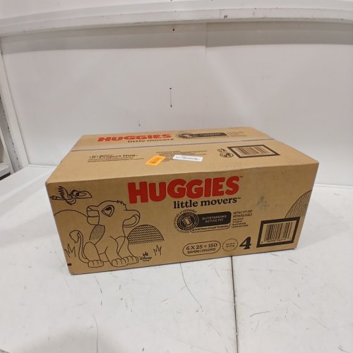 150PK HUGGIES LITTLE MOVERS DIAPERS - SIZE 4 - WHITE (TOTAL 150) image 2