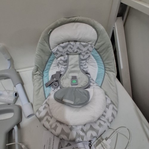INGENUITY CONVERTME SWING-2-SEAT PORTABLE SWING - OM TO 9M - RAYLAN FASHION / GREY (MODEL: 12189-ES) image 4