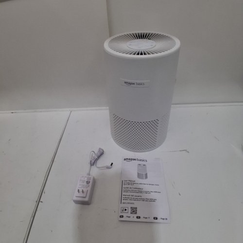 AMAZON BASICS 3-SPEED CARBON ACTIVATED AIR PURIFIER - 24V - WHITE - (MODEL: AC2224A) image 3