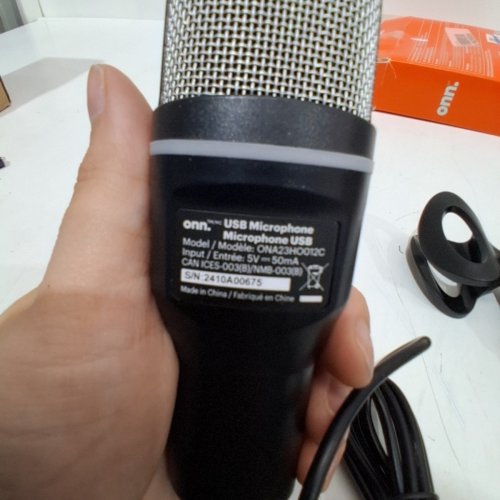 ONN. USB COMPUTER MICROPHONE - BLACK image 3