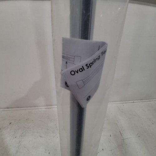 ROOM ESSENTIALS OVAL SPRING TENSION EXTENDABLE CURTAIN ROD - 48"- 84" - WHITE image 3