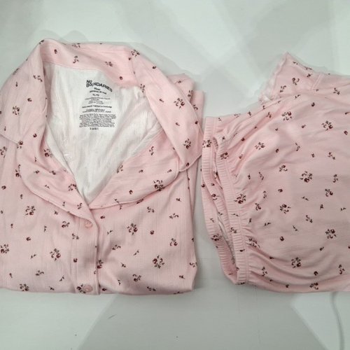 2PC NO BOUNDARIES FLORAL PAJAMA SET - EXTRA LARGE - PINK (STYLE: NB60438LD) image 2