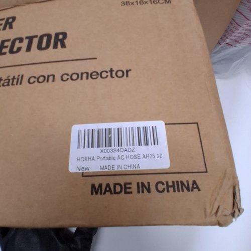 HOXHA PORTABLE AIR CONDITIONER EXHAUST HOSE WITH CONNECTOR - 59" LENGTH, 5.9" DIAMETER - GRAY (MODEL: AH05 20) image 2