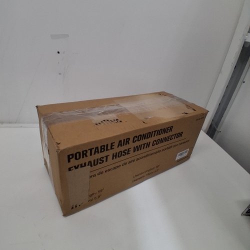 HOXHA PORTABLE AIR CONDITIONER EXHAUST HOSE WITH CONNECTOR - 59" LENGTH, 5.9" DIAMETER - GRAY (MODEL: AH05 20) image 4