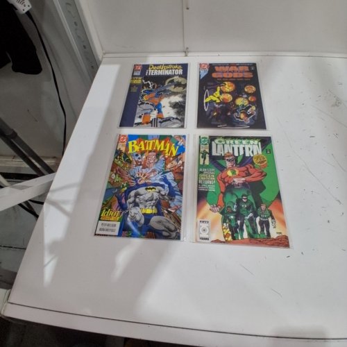 4 ASStd DC COMICS COMIC BOOKS - GREEN LANTERN #19, BATMAN #473, WAR OF THE GODS #3, AND DEATHSTROKE THE TERMINATOR #6 - VARIOUS AUTHORS image 2