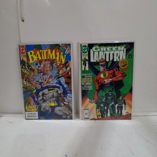 4 ASStd DC COMICS COMIC BOOKS - GREEN LANTERN #19, BATMAN #473, WAR OF THE GODS #3, AND DEATHSTROKE THE TERMINATOR #6 - VARIOUS AUTHORS image 4