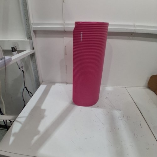 AMAZON BASICS EXTRA THICK YOGA MAT - PINK image 2