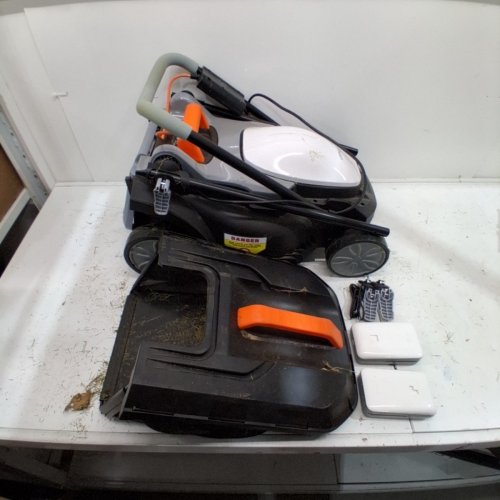 LITHELI U20 HANDY+ LIGHT WEIGHT CORDLESS 16" LAWN MOWER - 2 X 20 V BATTERY - 7.9 GAL GRASS BAG - BLACK/GREY/ORANGE (MODEL: EGT010172) image 8