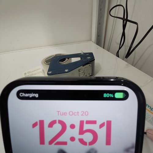 INIU AIRFUEL WIRELESS CHARGER STAND - 15W QI-CERTIFIED FAST WIRELESS CHARGING STAND WITH DUAL COILS AND SLEEP-FRIENDLY ADAPTIVE LIGHT - BLACK (MODEL: WI-211) image 2