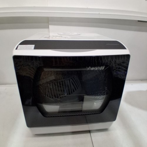 AIRMSEN PORTABLE MINI COUNTERTOP DISHWASHER WITH LED DISPLAY - 5L WATER USAGE - BLACK/WHITE (MODEL: TDQR03) image 5