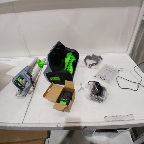 ELECTRIC HYPER THROW SNOW BLOWER SHOVEL - 20V, 2000-2500RPM - GREY/GREEN (MODEL: S20) image 3
