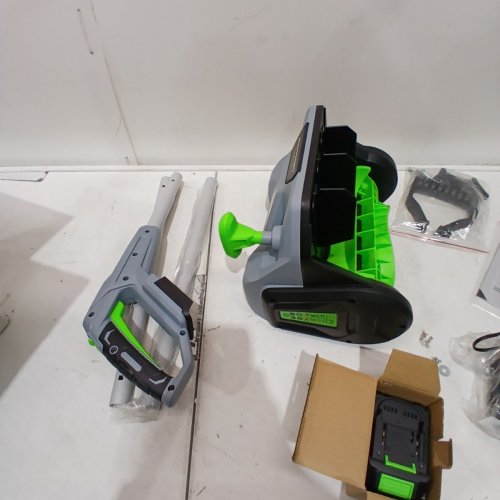 ELECTRIC HYPER THROW SNOW BLOWER SHOVEL - 20V, 2000-2500RPM - GREY/GREEN (MODEL: S20) image 4