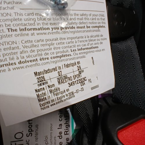 EVENFLO 2-IN-1 MAESTRO SPORT BOOSTER CAR SEAT - 22LBS TO 110LBS MAX - GRANITE (MODEL: 34912203C) image 2
